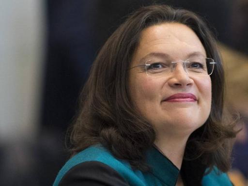 Andrea Nahles ist neue Fraktionschefin der SPD im Bundestag