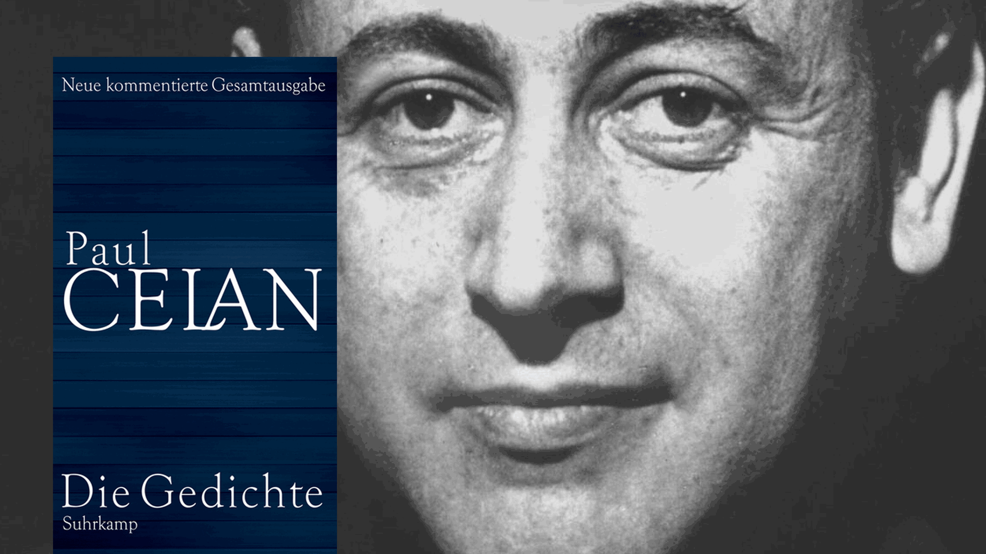 Der Lyriker Paul Celan mit dem Cover "Die Gedichte", einer neu kommentierten Gesamtausgabe. Der Lyriker Paul Celan mit dem Cover "Die Gedichte", einer neu kommentierten Gesamtausgabe.