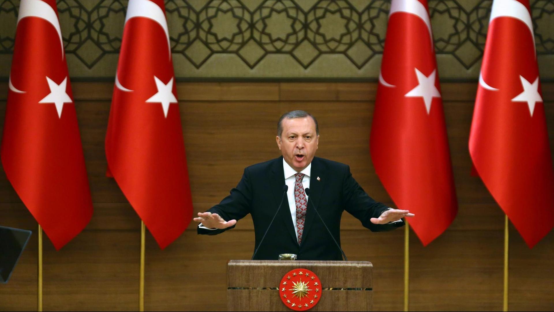 der türkische Präsident Recep Tayyip Erdogan der türkische Präsident Recep Tayyip Erdogan