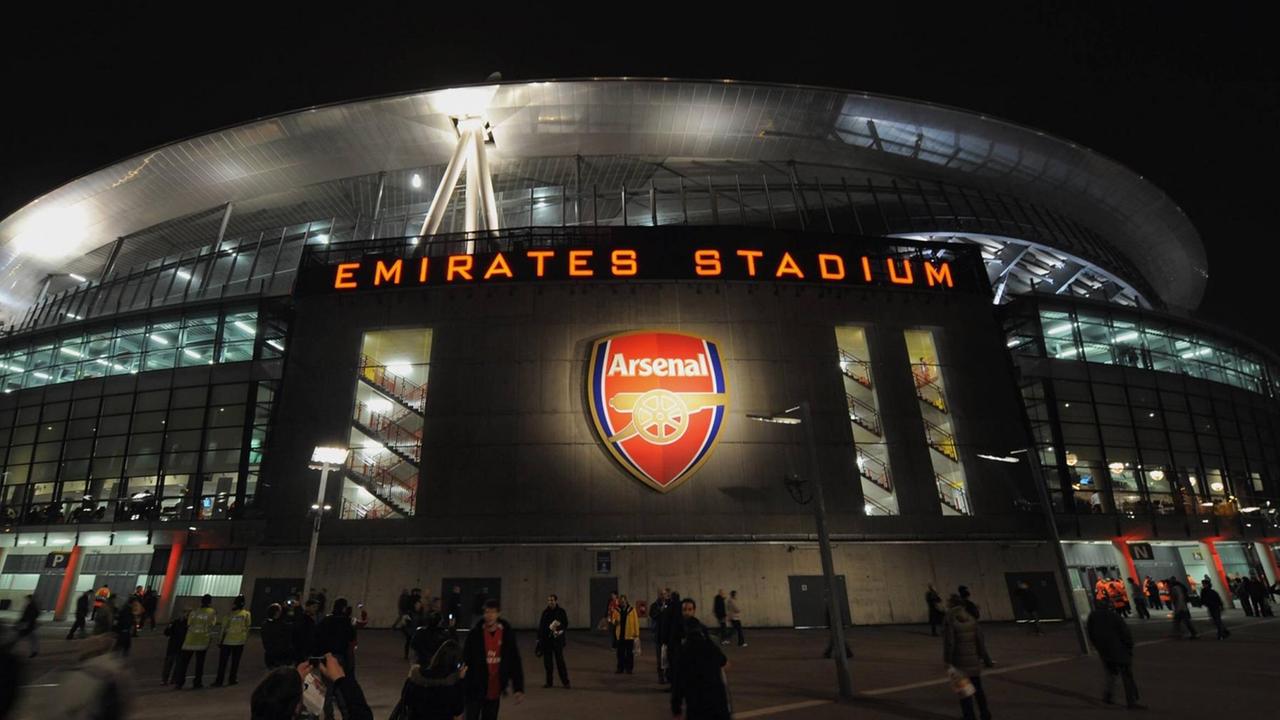 Das Emirates Stadium, Heimspielstätte von Arsenal. Das Emirates Stadium, Heimspielstätte von Arsenal.