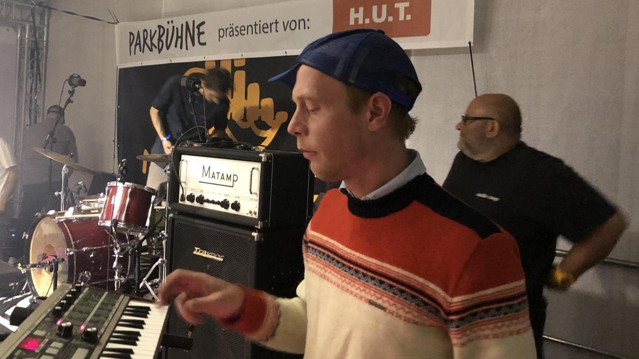 Soundcheck binnen Minuten: Christian Fleck ist der künstlerische Leiter der Band. Soundcheck binnen Minuten: Christian Fleck ist der künstlerische Leiter der Band.