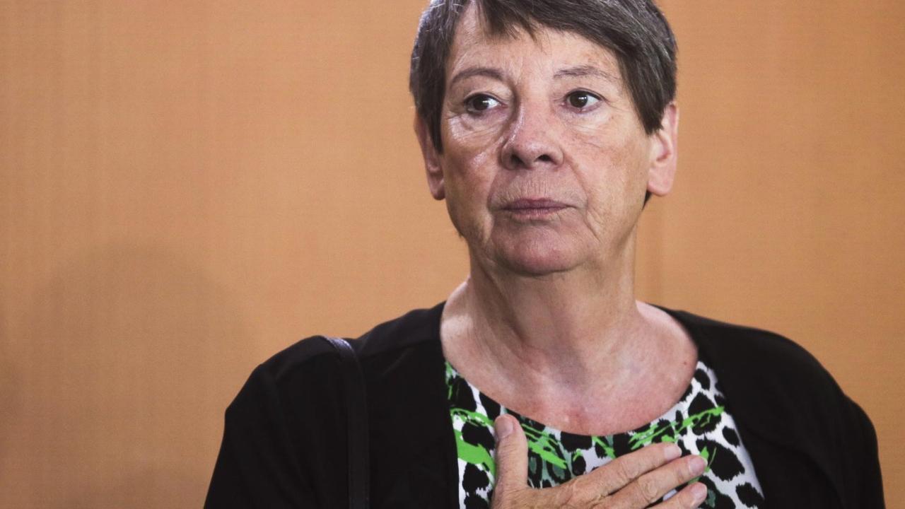 Bundesumweltministerin Barbara Hendricks während des Diesel-Gipfels in Berlin. Bundesumweltministerin Barbara Hendricks während des Diesel-Gipfels in Berlin.