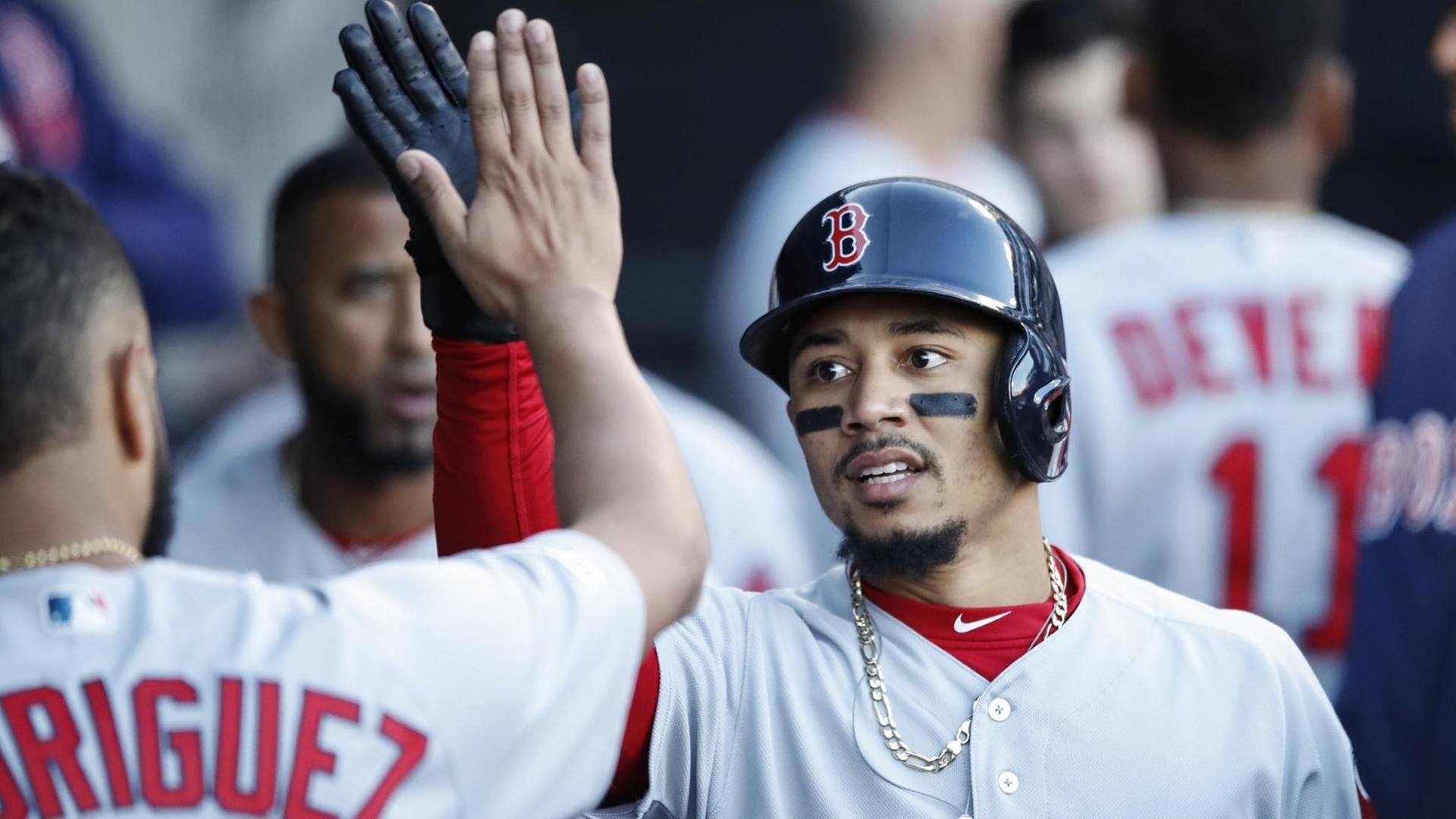Boston Red Sox's Mookie Betts Boston Red Sox's Mookie Betts