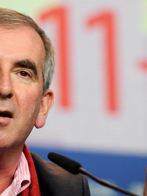 Der britische Schriftsteller Robert Harris bei der Berlinale 2010, als der Film "The Ghost Writer" vorgestellt wurde, für den er die Romanvorlage und das Drehbuch schrieb.