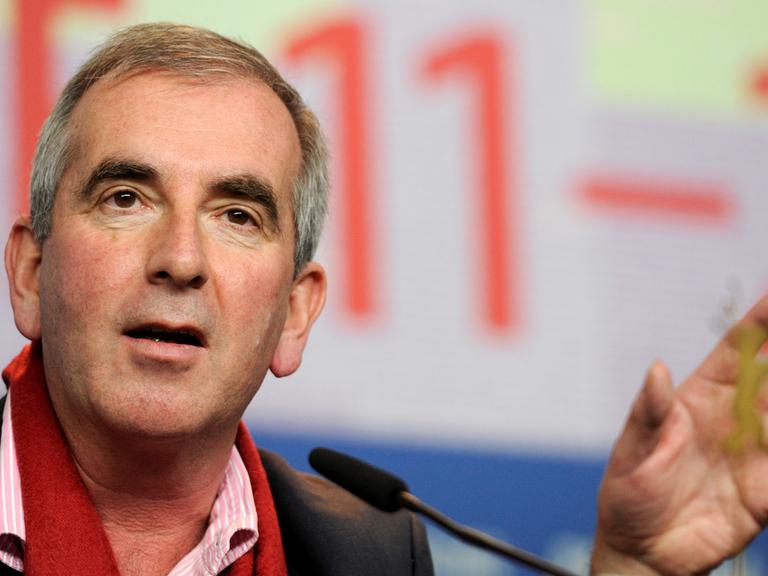 Der britische Schriftsteller Robert Harris bei der Berlinale 2010, als der Film "The Ghost Writer" vorgestellt wurde, für den er die Romanvorlage und das Drehbuch schrieb.