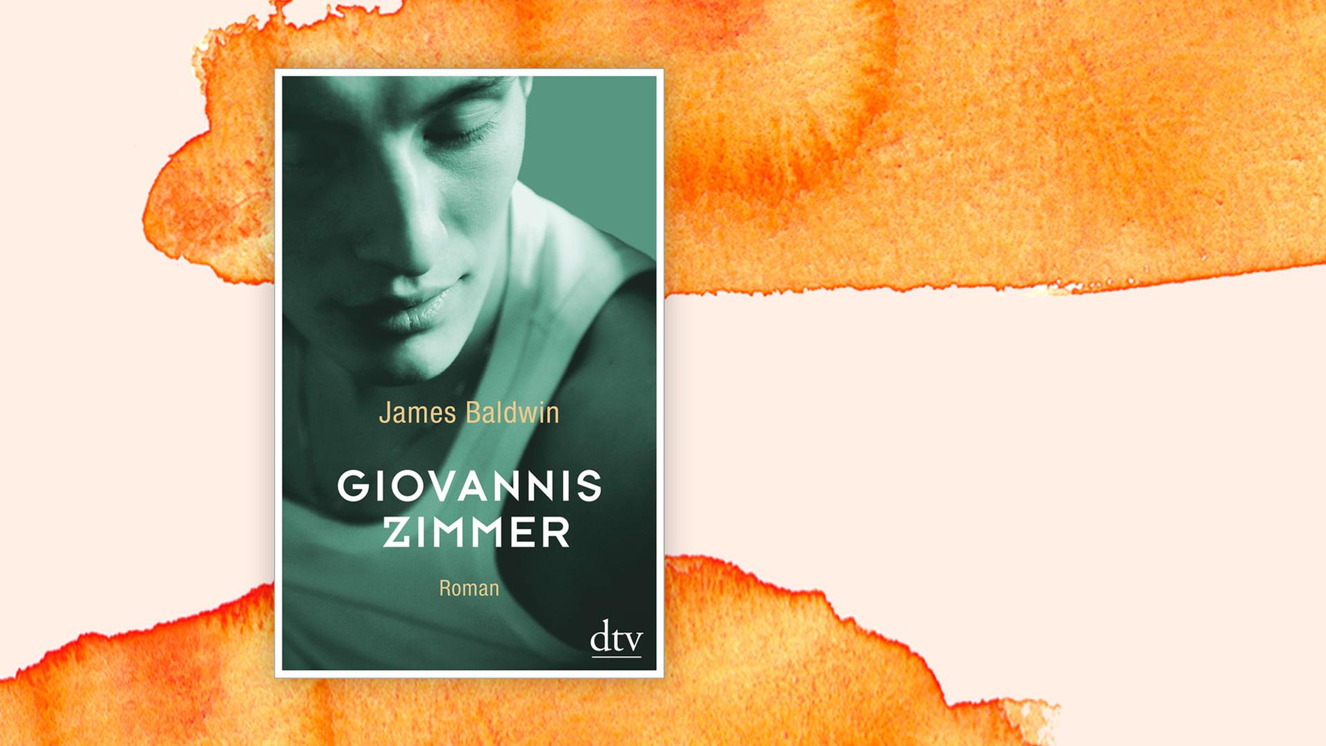 Buchcover "Giovannis Zimmer" von James Baldwin. Ein junger Mann in einem weißen Unterhemd guckt nach unten. Buchcover "Giovannis Zimmer" von James Baldwin. Ein junger Mann in einem weißen Unterhemd guckt nach unten.