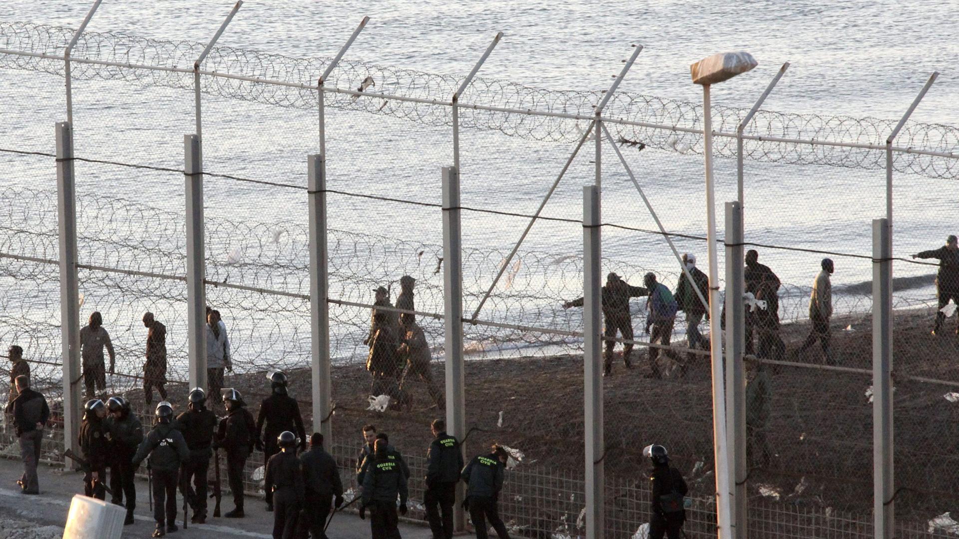 Ceuta: Hier starben am 06.02.2014 mindestens sieben Menschen