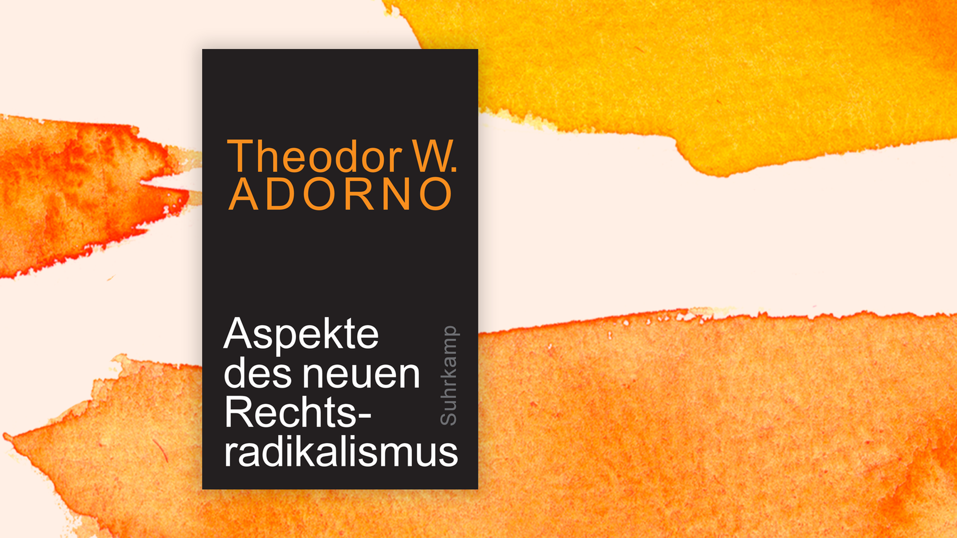 Zu sehen ist das Cover des Buches "Aspekte des neuen Rechtsradikalismus" von Theodor W. Adorno.