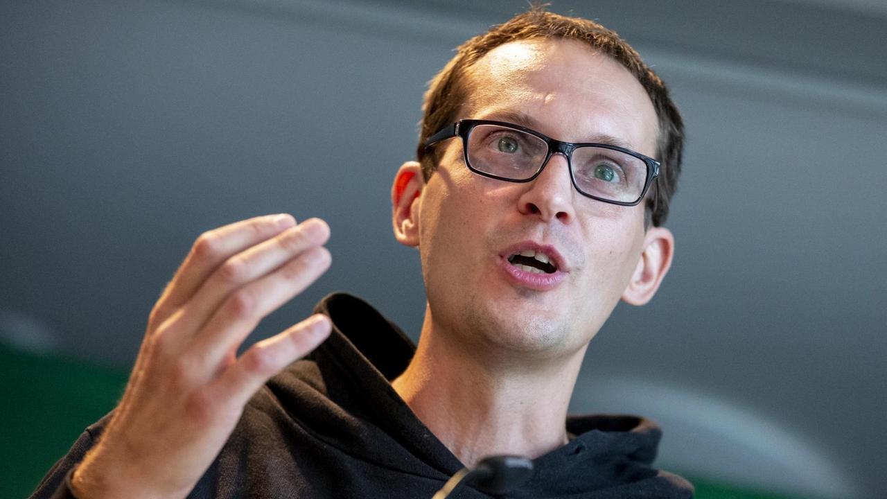 Benjamin Raschke von Bündnis 90/Die Grünen spricht in Brandenburg während der Landtagswahl 2019.
Benjamin Raschke von Bündnis 90/Die Grünen spricht in Brandenburg während der Landtagswahl 2019.