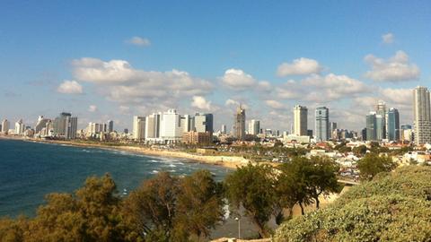 Blick von Jaffa aus auf Tel Aviv