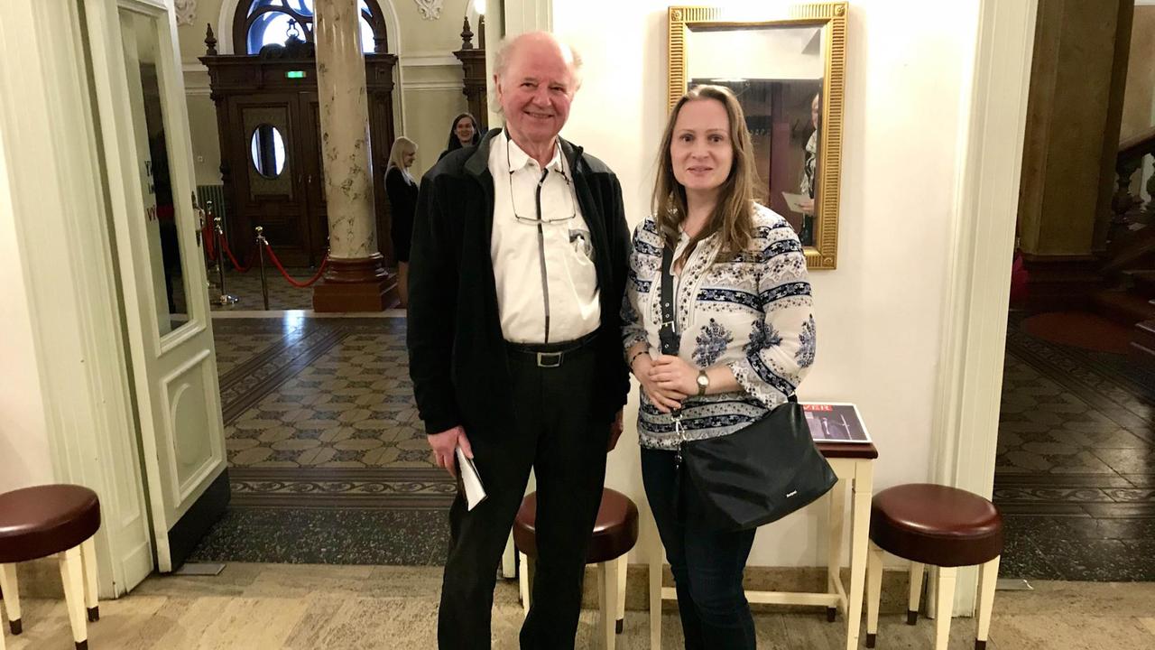 Teilnehmer Dieter Engelage und Organisatorin Ricarda Böhme Teilnehmer Dieter Engelage und Organisatorin Ricarda Böhme