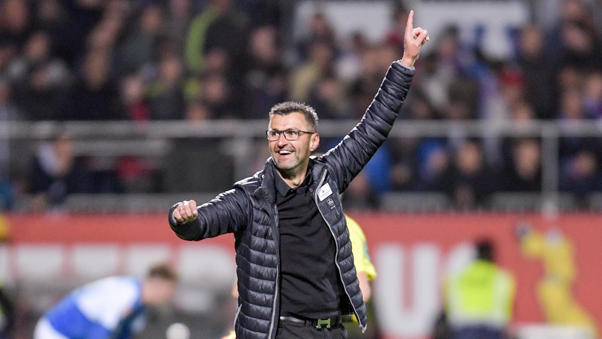 Michael Köllner, Fußballtrainer des 1. FC Nürnberg Michael Köllner, Fußballtrainer des 1. FC Nürnberg