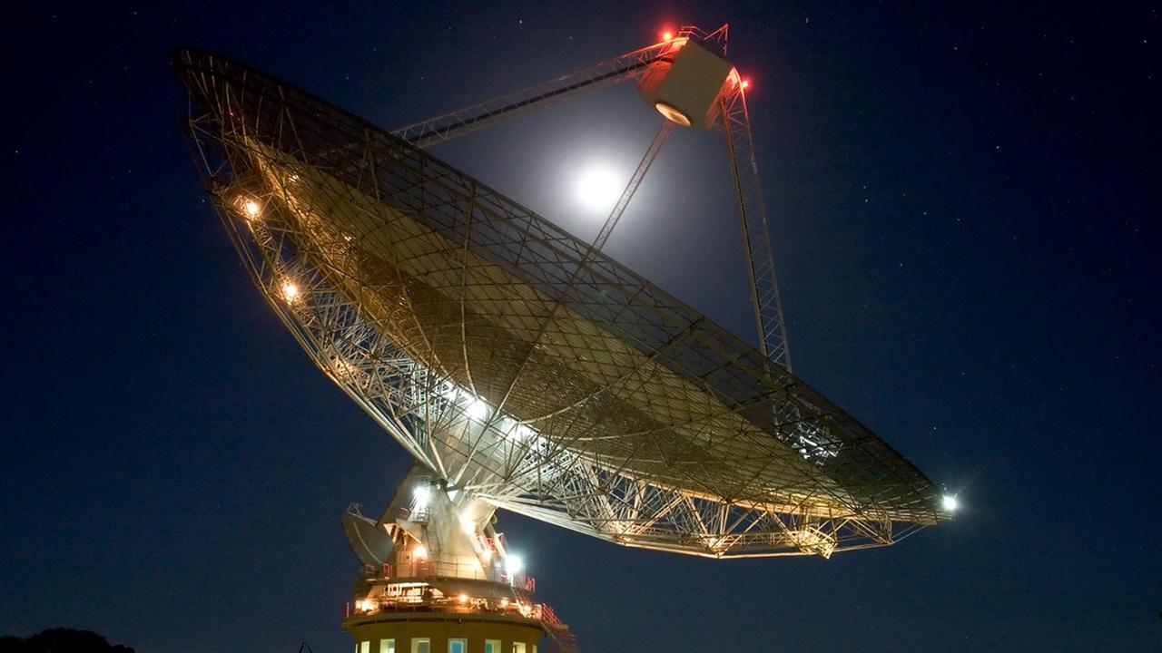 "The Dish", das große Radioteleskop von Parkes "The Dish", das große Radioteleskop von Parkes