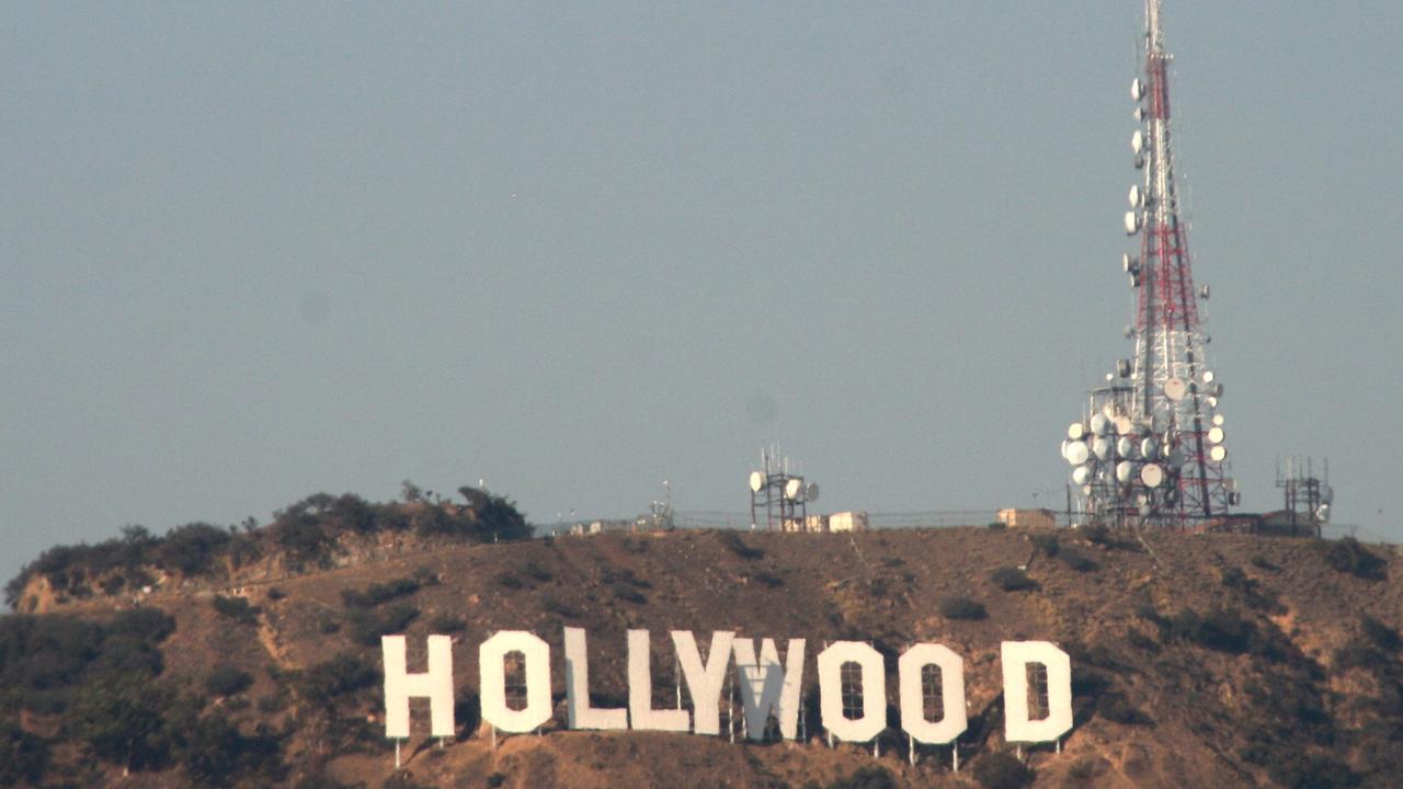 Der Hollywood-Schriftzug in Los Angeles. Der Hollywood-Schriftzug in Los Angeles.