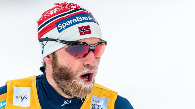Der norwegische Langläufer Martin Johnsrud Sundby bei seinem Weltcup-Sieg im finnischen Lahti.