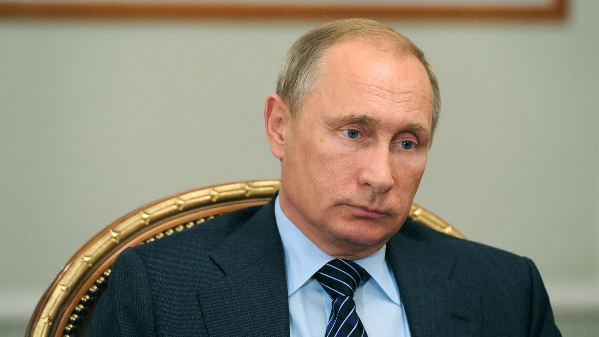 Der russische Präsident Wladimir Putin Der russische Präsident Wladimir Putin