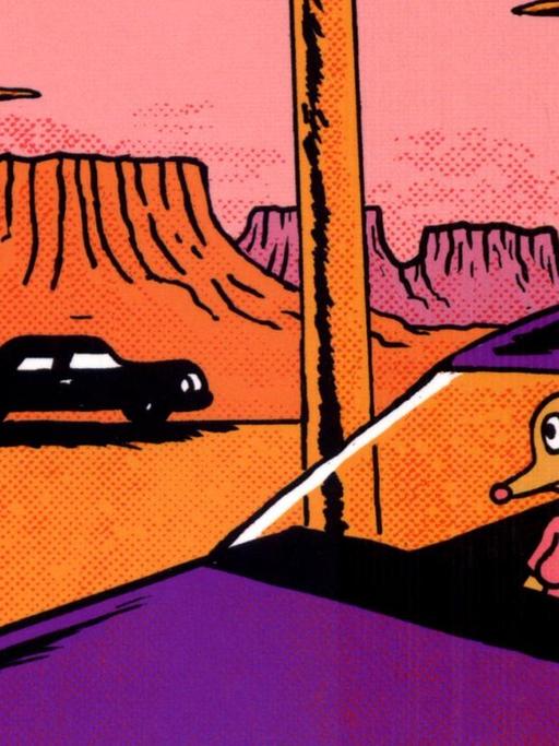 Coverausschnitt des Graphic Novel "Motel Shangri-La" von James Turek