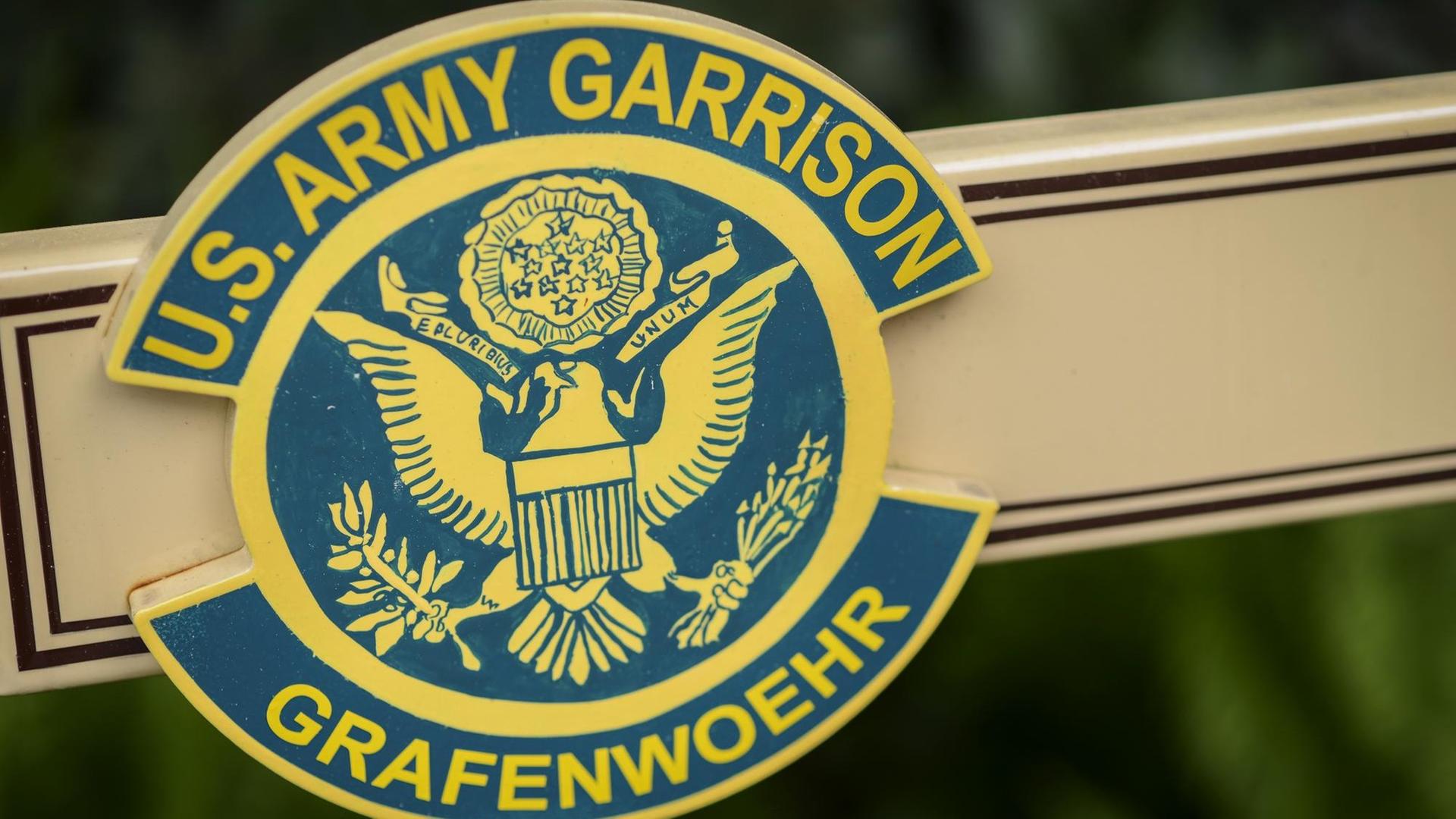Das Wappen der U.S. Army Garrison Grafenwöhr