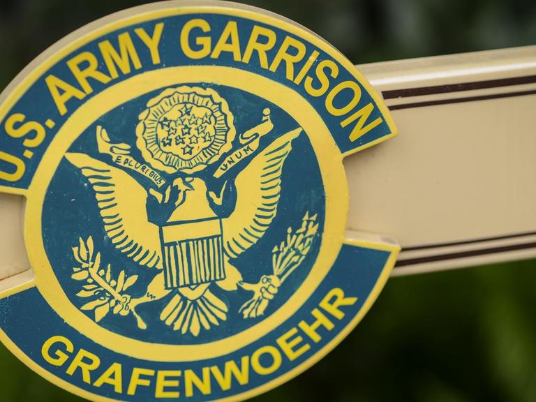 Das Wappen der U.S. Army Garrison Grafenwöhr