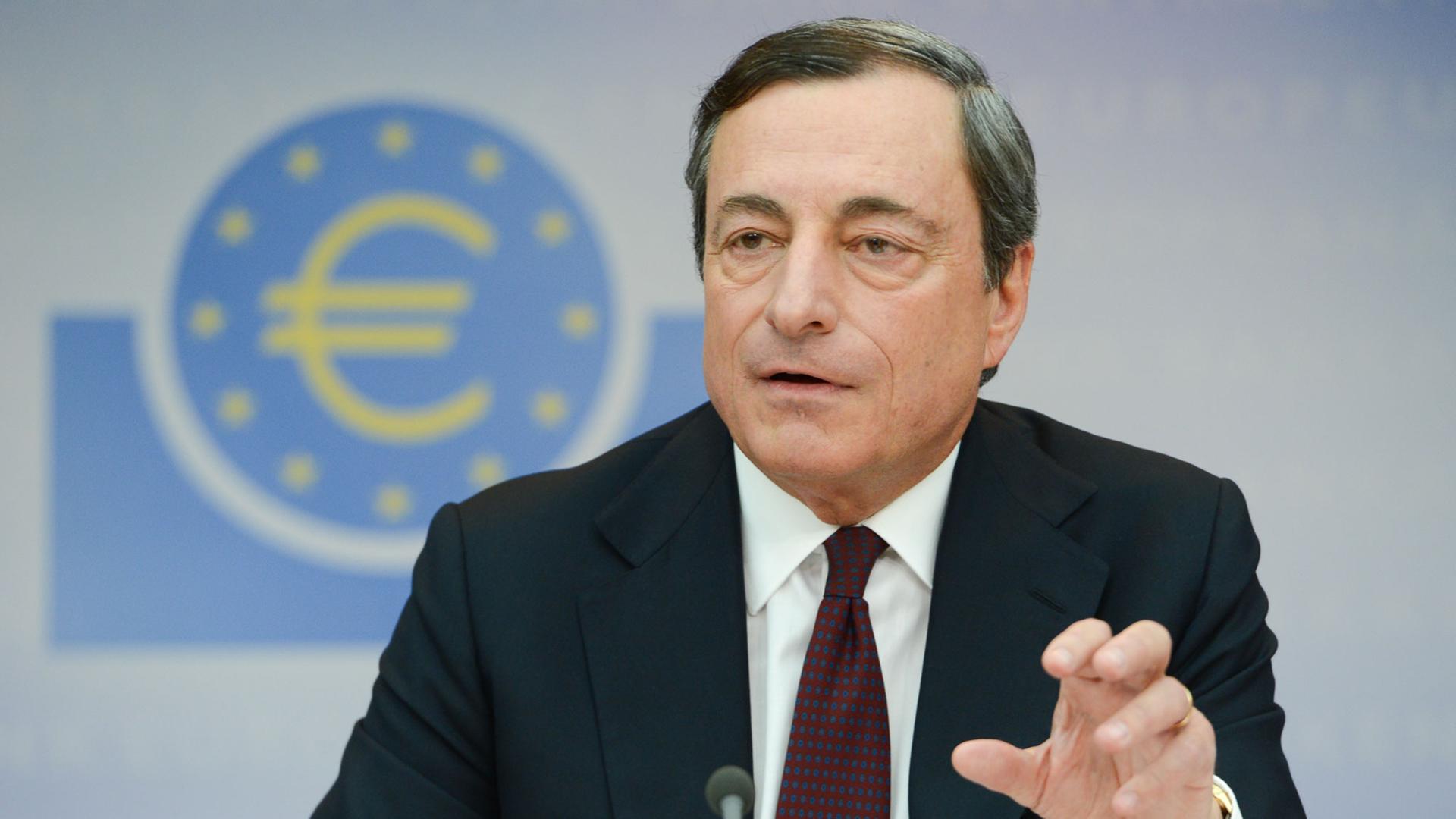 Mario Draghi, Präsident der Europäischen Zentralbank (EZB) Mario Draghi, Präsident der Europäischen Zentralbank (EZB)