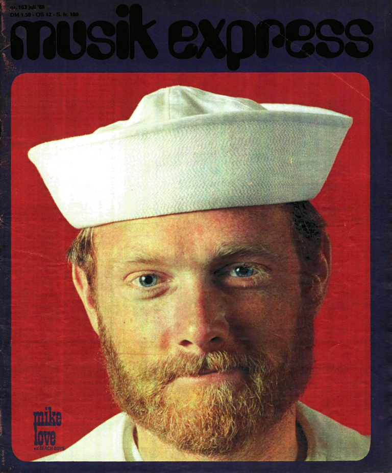 Titelbild der erste Ausgabe des Musikxpress 1969