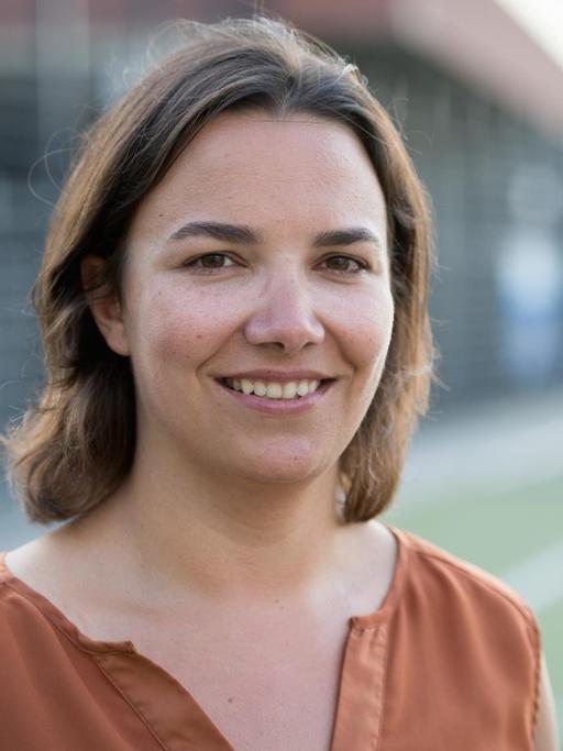 Tamara Dwenger, Präsidentin des HFC Falke, am 26.07.2016 in Hamburg am Rande eines Testspiels gegen den SC Hansa 11.