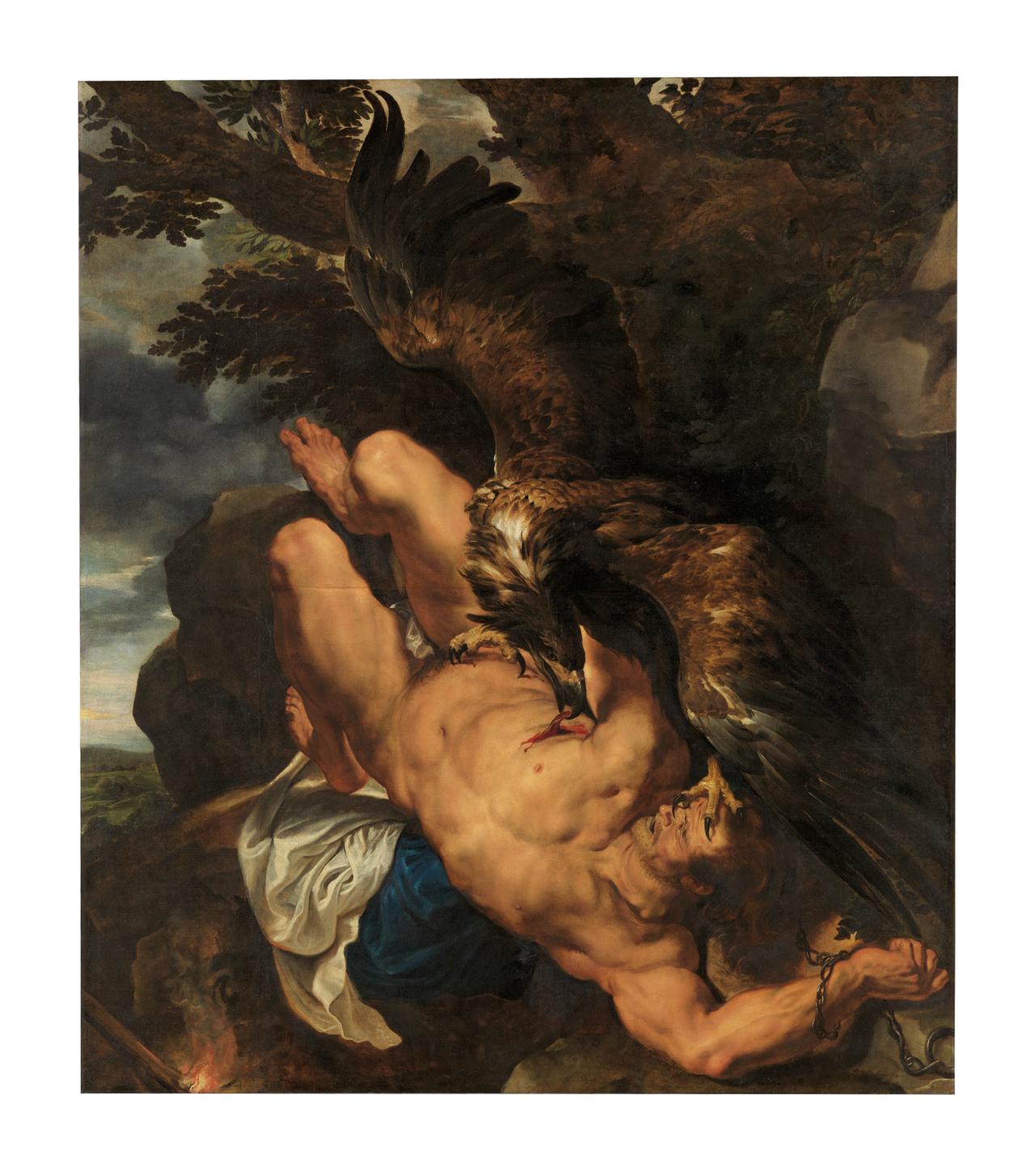 Das Gemälde "Der gefesselte Prometheus" von Peter Paul Rubens