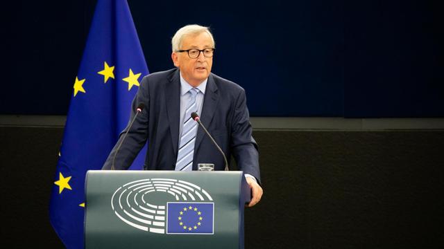 Der scheidende EU-Kommissionspräsident Jean-Claude Juncker hat im Europaparlament in Straßburg seine Abschiedsrede gehalten.