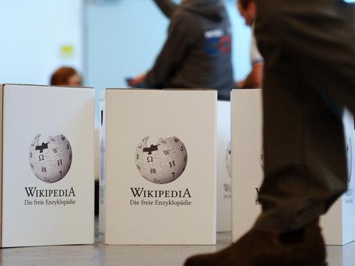 Teilnehmer der dreitägigen WikiCon 2013 sitzen im Karlsruher Institut für Technologie in Karlsruhe zusammen.