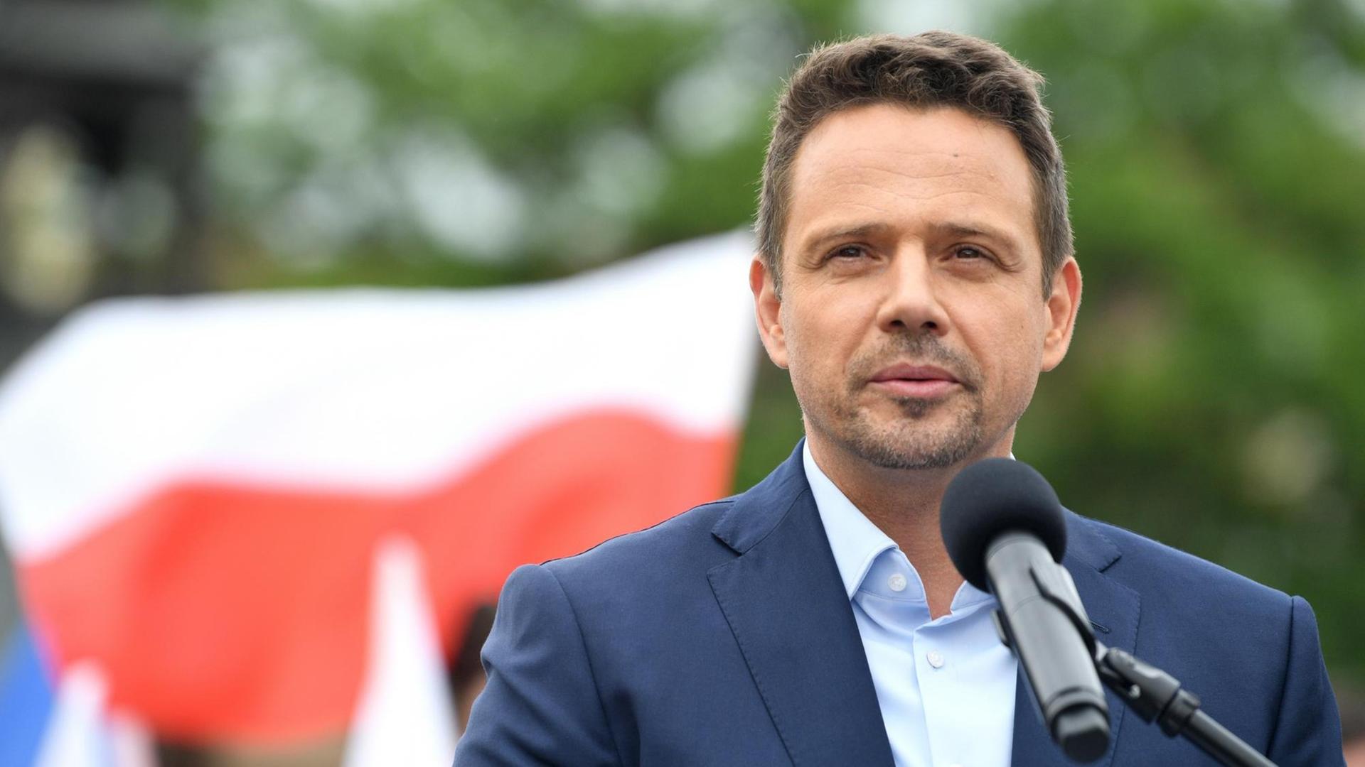 Rafał Trzaskowski, Bürgermeister von Warschau und liberaler Präsidentschaftskandidat, im Juni 2020