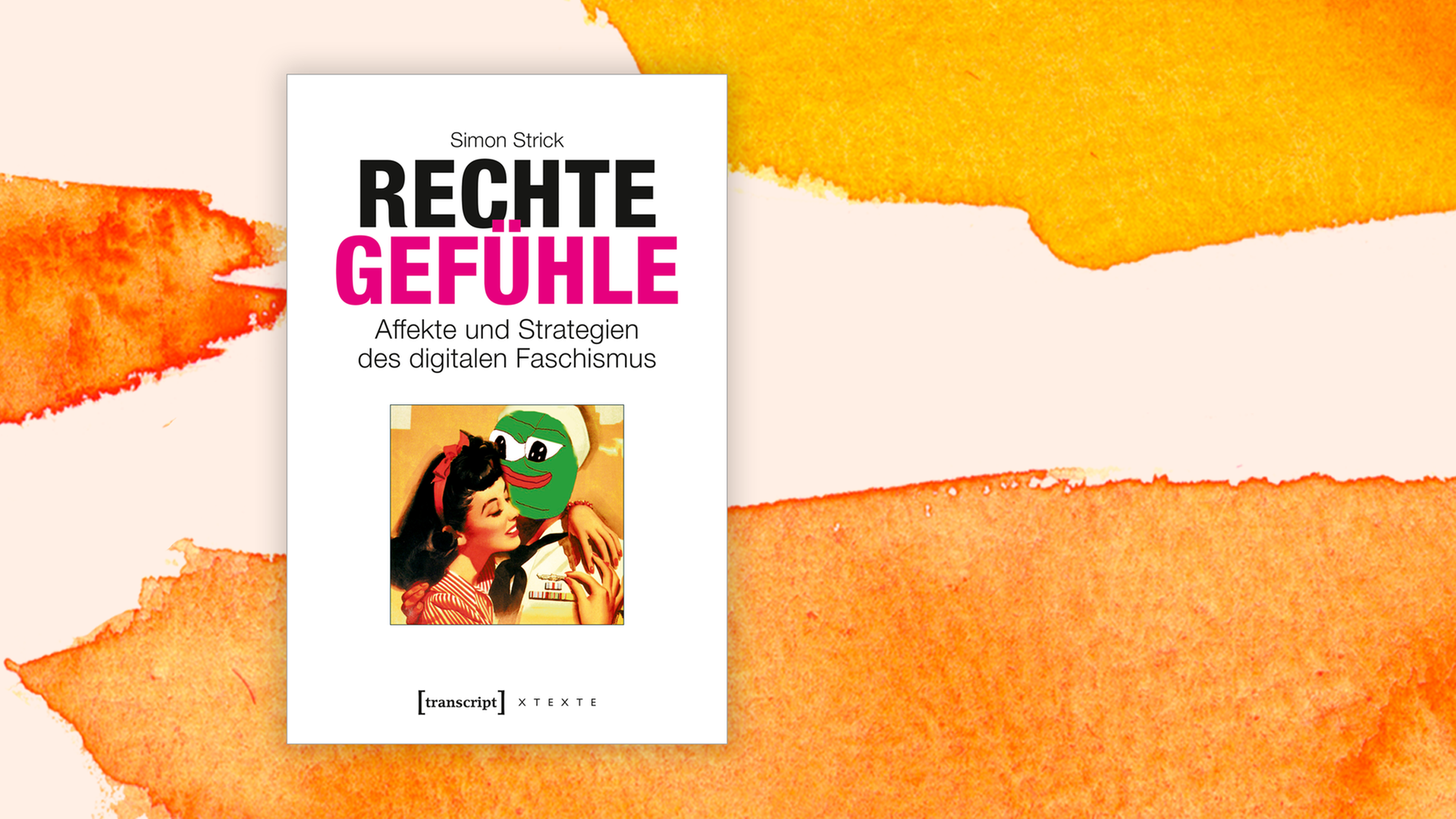 Zu sehen ist das Cover des Buches "Rechte Gefühle" von Simon Strick. Zu sehen ist das Cover des Buches "Rechte Gefühle" von Simon Strick.