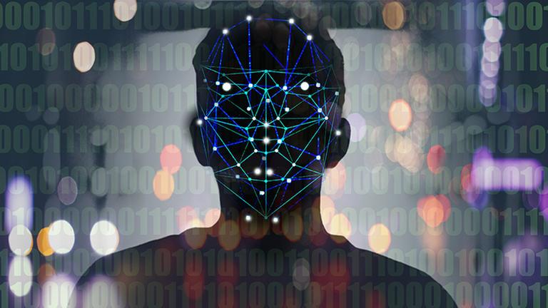 Gesichtserkennungstechnologie *** face recognition technology PUBLICATIONxINxGERxSUIxAUTxONLY Copyright: xGaryxWatersx 11591905 Gesichtserkennungstechnologie *** face recognition technology PUBLICATIONxINxGERxSUIxAUTxONLY Copyright: xGaryxWatersx 11591905