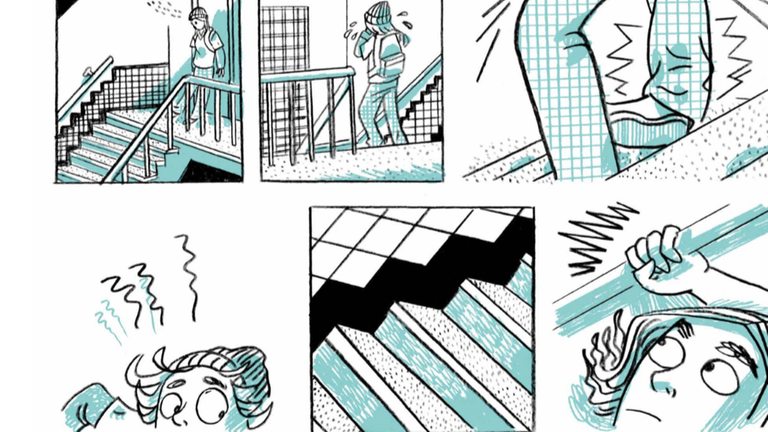 Ausschnitt aus dem queeren Comic "Küsse für Jet" Ausschnitt aus dem queeren Comic "Küsse für Jet"