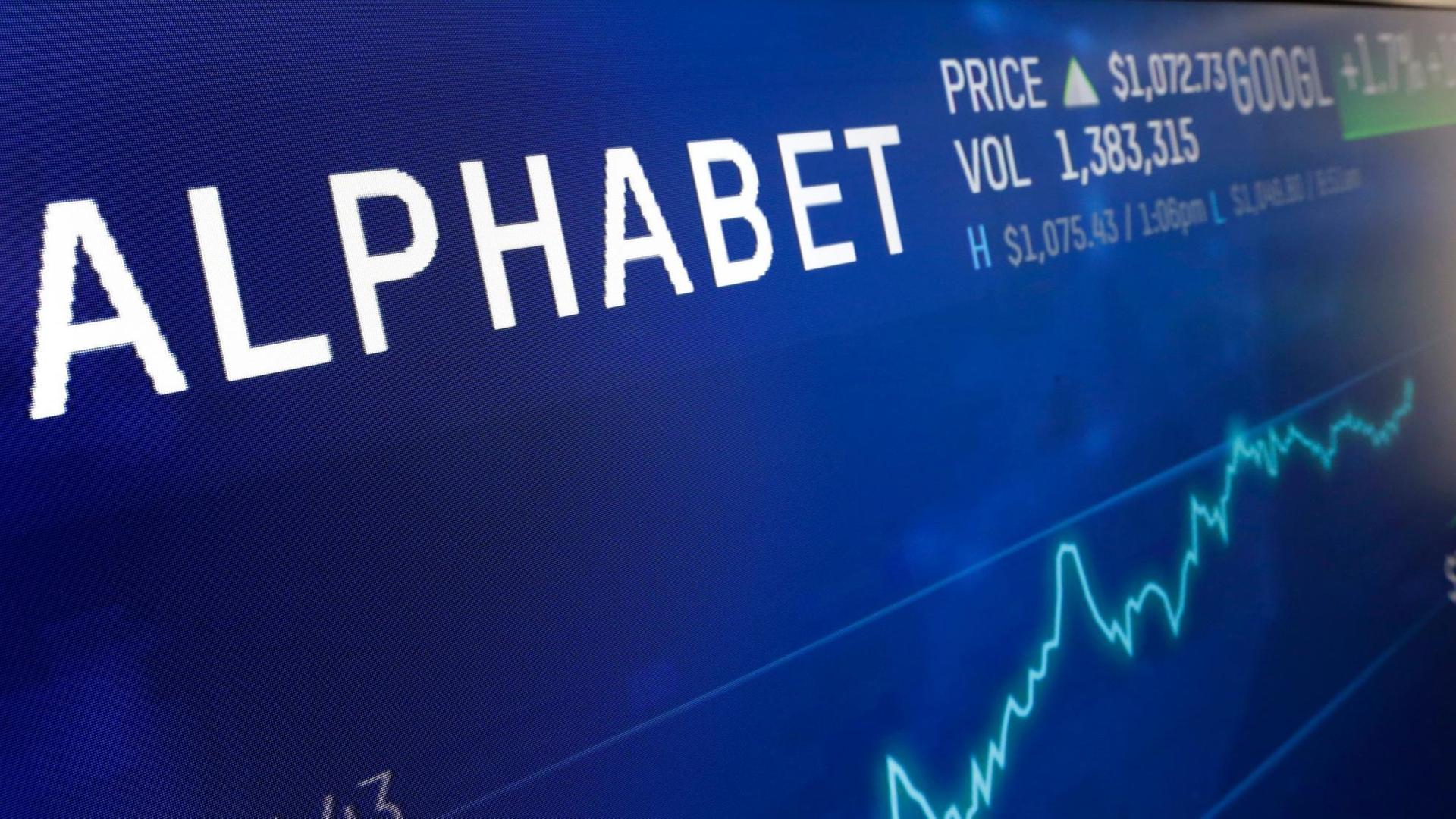 Der Aktienkurs der Google-Mutter Alphabet