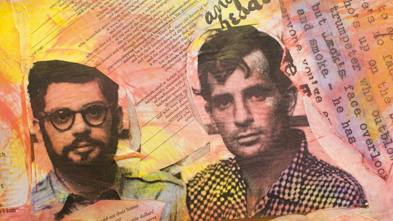 Die US-Autoren Allen Ginsberg und Jack Kerouac Die US-Autoren Allen Ginsberg und Jack Kerouac