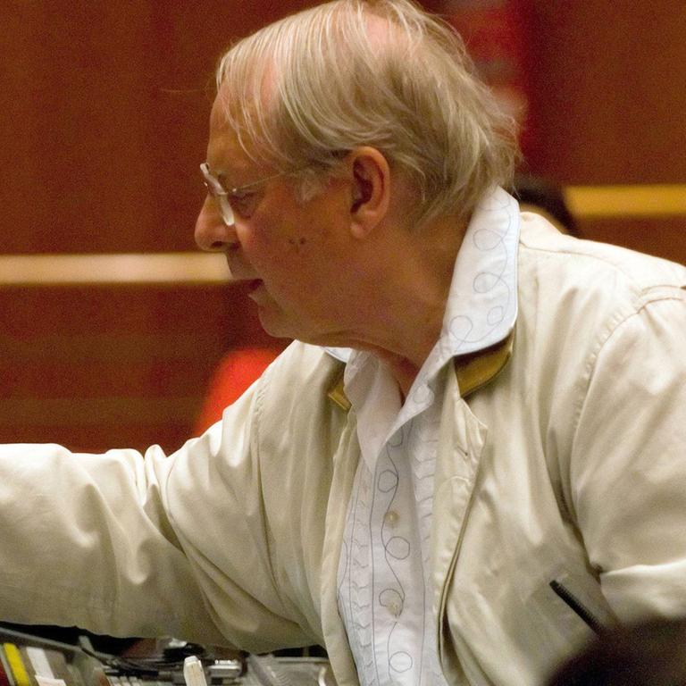 Karlheinz Stockhausen (1928-2007). Eine Aufnahme vom 6. Mai 2007 in Rom. Karlheinz Stockhausen (1928-2007). Eine Aufnahme vom 6. Mai 2007 in Rom.