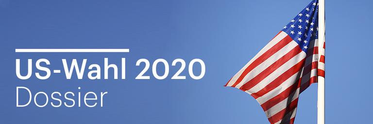 Das Bild zeigt die amerikanische Flagge, Dossier zur US-Wahl 2020 Das Bild zeigt die amerikanische Flagge, Dossier zur US-Wahl 2020
