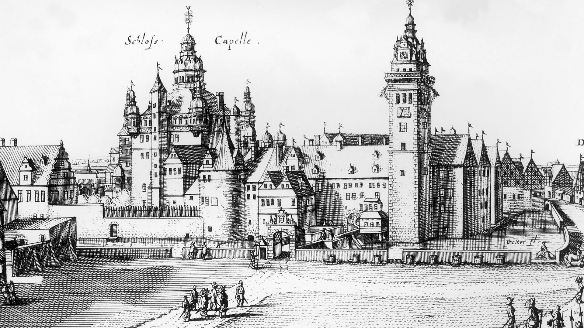 "Das Fürstl. Schloss in der Vestung Wolffenbüttel" Kupferstich, Caspar Merian nach Conrad Buno, 1654, Museum Wolfenbüttel "Das Fürstl. Schloss in der Vestung Wolffenbüttel" Kupferstich, Caspar Merian nach Conrad Buno, 1654, Museum Wolfenbüttel