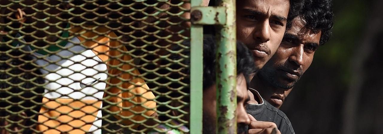 Das Bild zeigt Flüchtlinge in Malaysia. Das Bild zeigt Flüchtlinge in Malaysia.