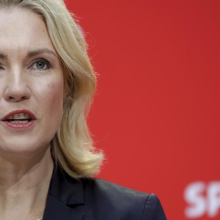 Die SPD-Politikerin und Ministerpräsidentin von Mecklenburg-Vorpommern, Manuela Schwesig