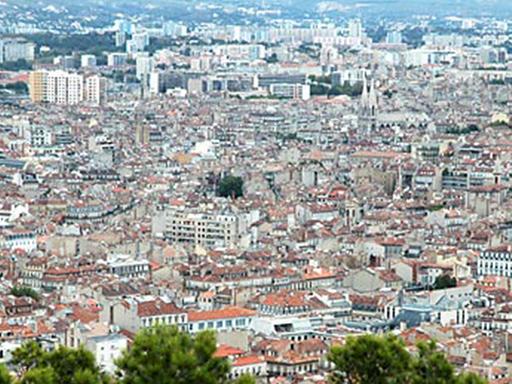 Blick auf Marseille. Die französische Stadt ist 2013 - gemeinsam mit der umliegenden Region Provence - Kulturhauptstadt Europas.