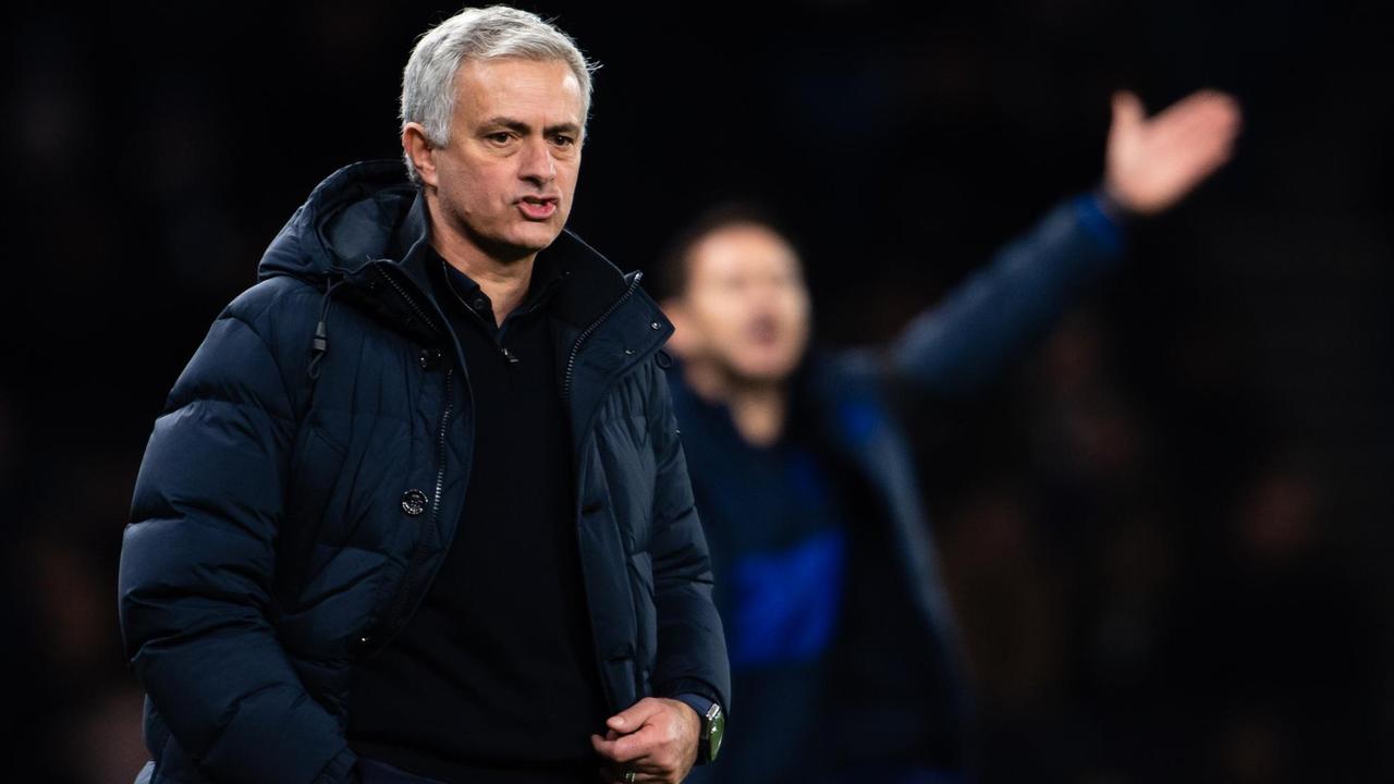 Jose Mourinho, Trainer von Premier-League-Club Tottenham Hotspur im Stadium Jose Mourinho, Trainer von Premier-League-Club Tottenham Hotspur im Stadium