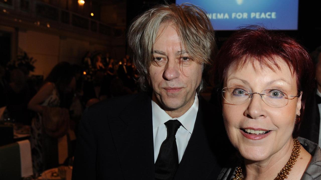 Bob Geldof und Heidemarie Wieczorek-Zeul 