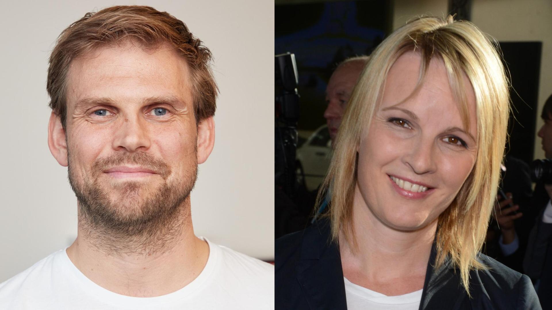 Moritz Fürste und Hilde Gerg lächeln in die Kamera. Moritz Fürste und Hilde Gerg lächeln in die Kamera.