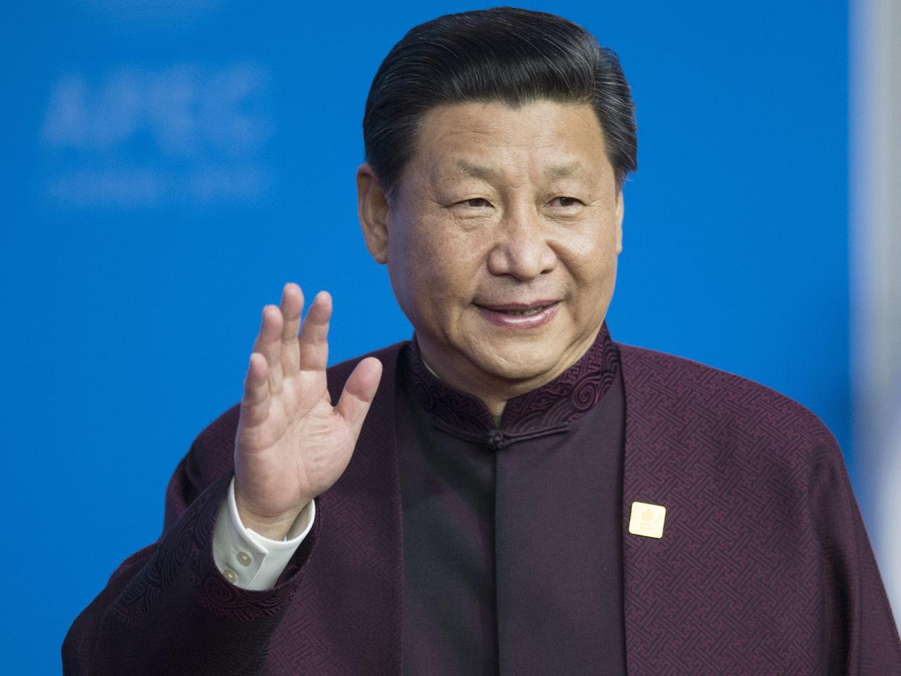 Chinas Staatschef Xi Jingping am 10.11.2014 auf dem APEC-Gipfel in Peking.