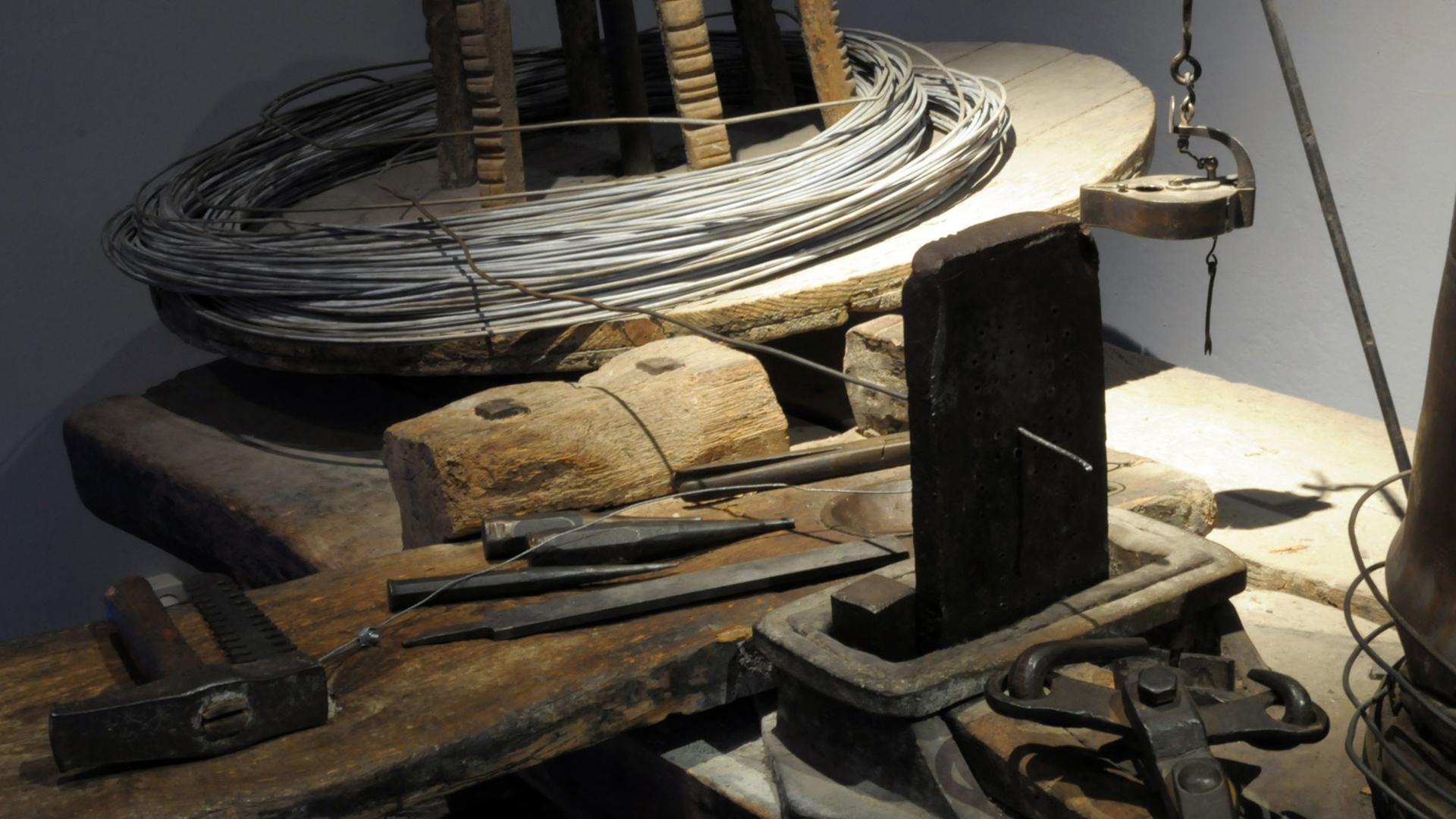 Blick in das Deutsche Drahtmuseum in Altena. Blick in das Deutsche Drahtmuseum in Altena.