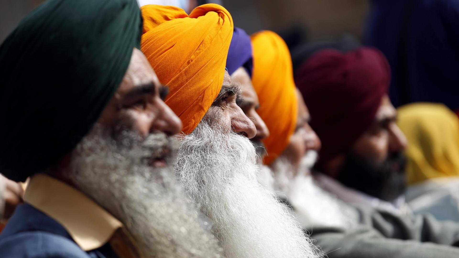 Anhänger der Sikh-Religion Anhänger der Sikh-Religion