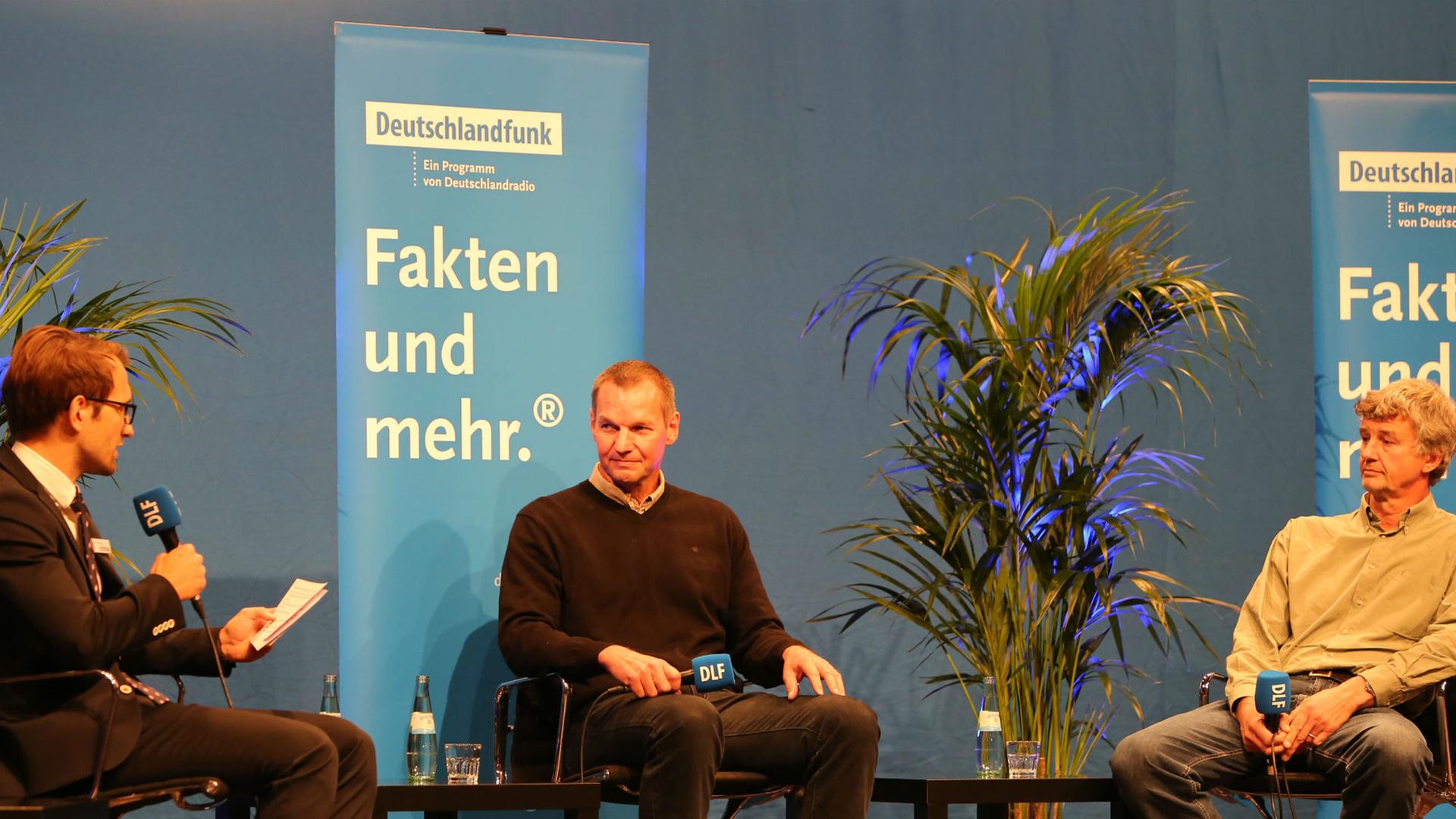 Die früheren Ruderer Peter-Michael Kolbe (l.) und Thomas Lange Die früheren Ruderer Peter-Michael Kolbe (l.) und Thomas Lange