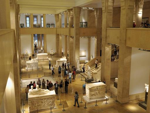 Innenansicht des Nationalmuseums, Beirut, Libanon