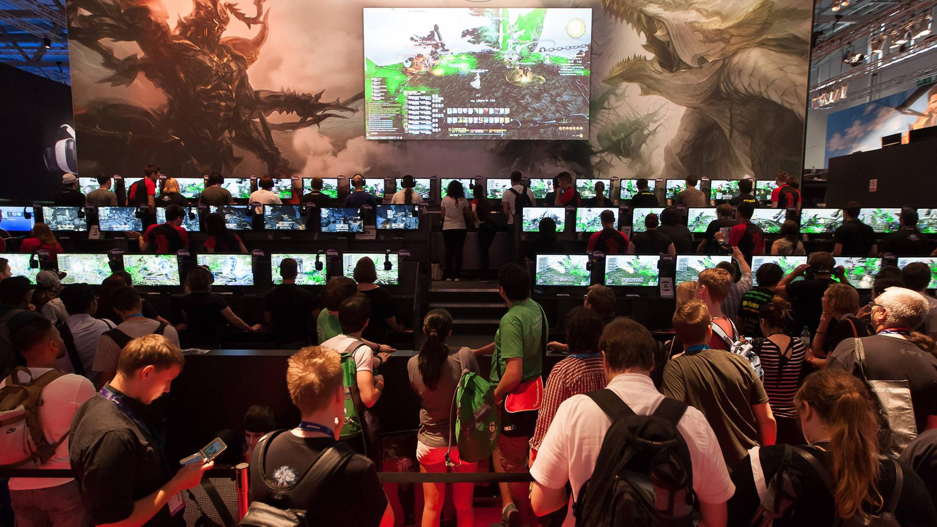 Besucher der Gamescom 2015 Besucher der Gamescom 2015